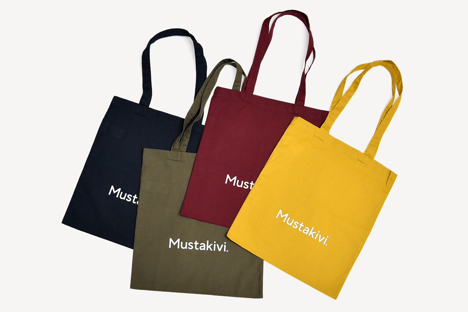 オリジナルトートバッグ4色 発売 – Mustakivi