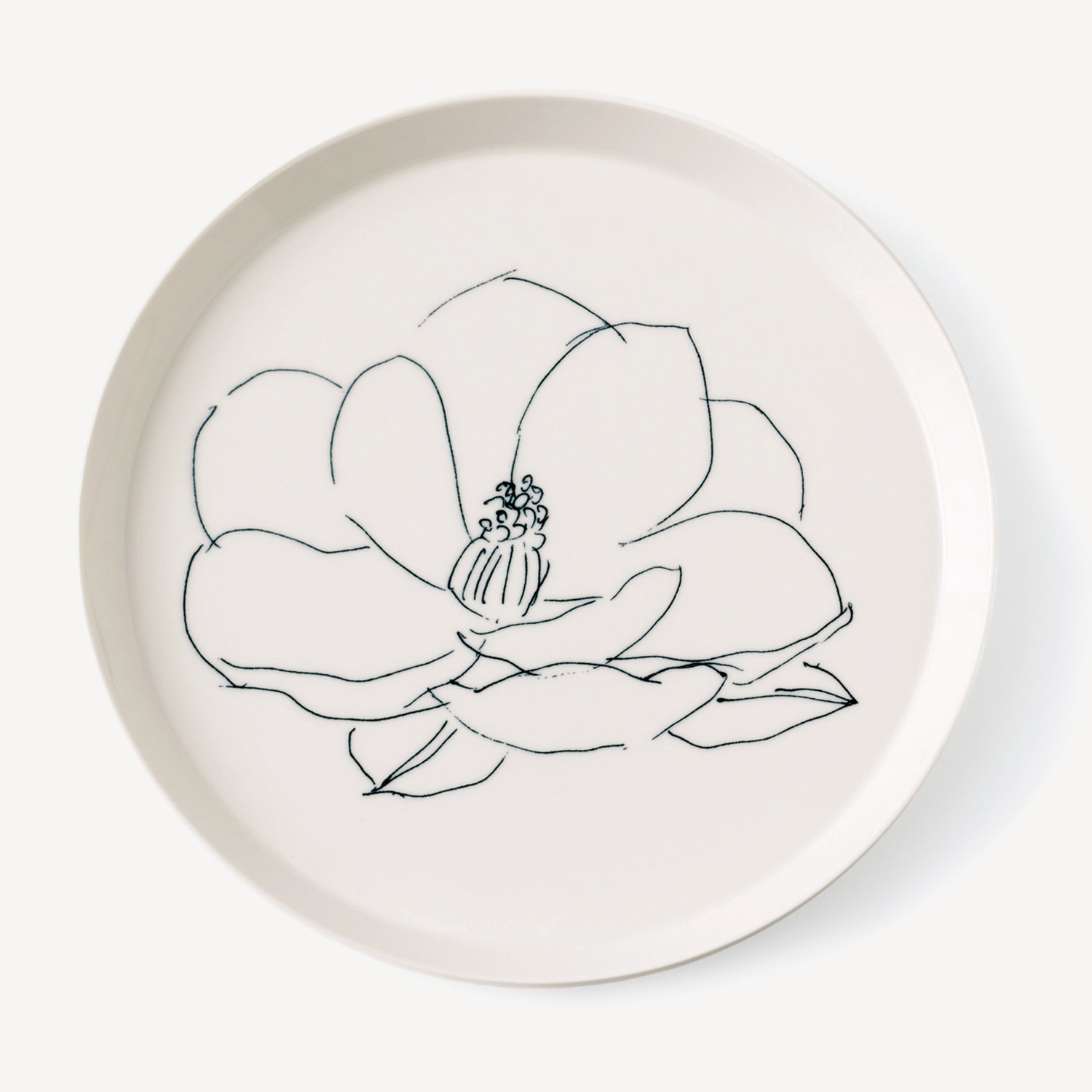 石木文　てふてふ　プレート 石木文さん プレート お皿 てふてふ ちょうちょ イエロー 陶器