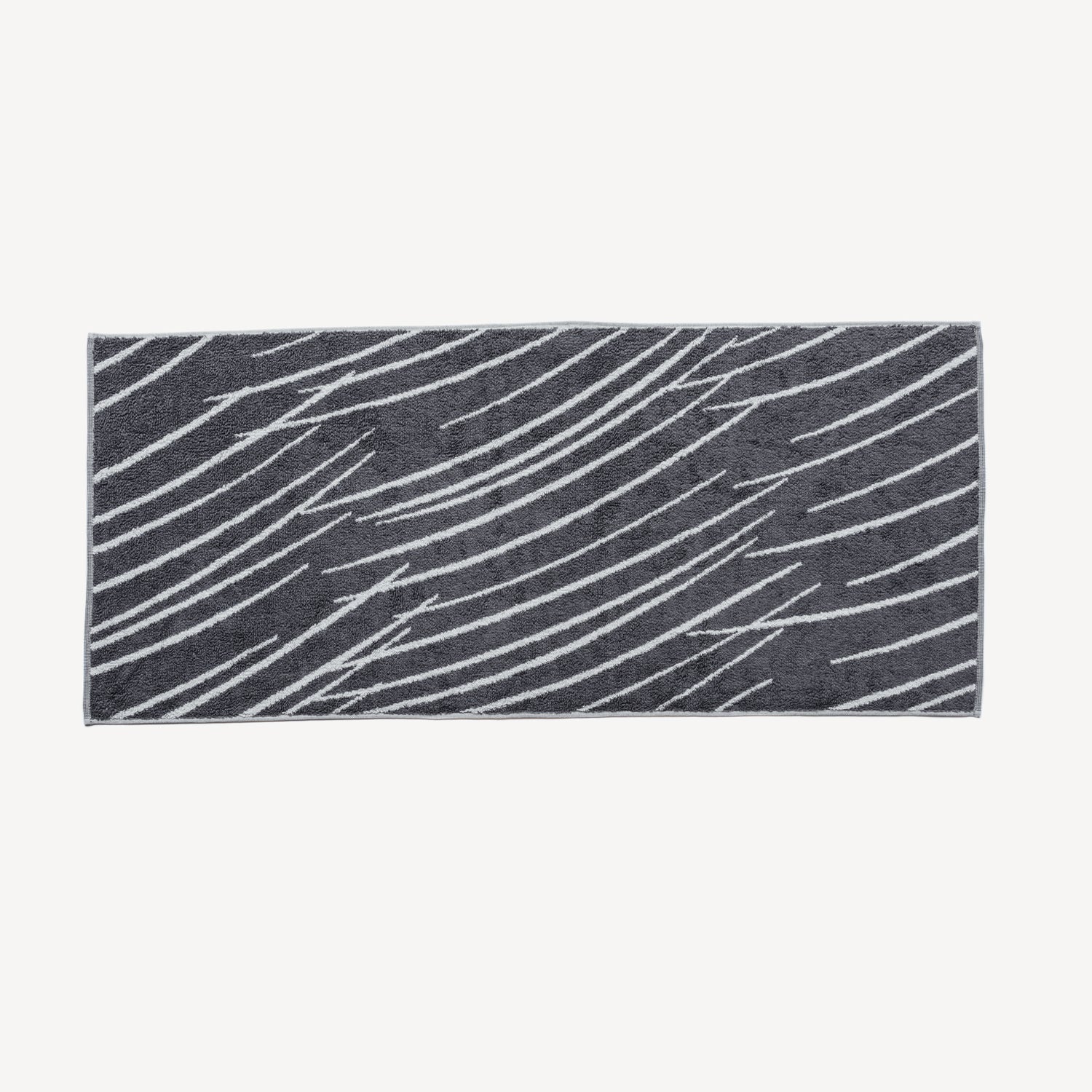渓流 フェイスタオル DARK GRAY | 石本藤雄デザインの食器、雑貨の通販