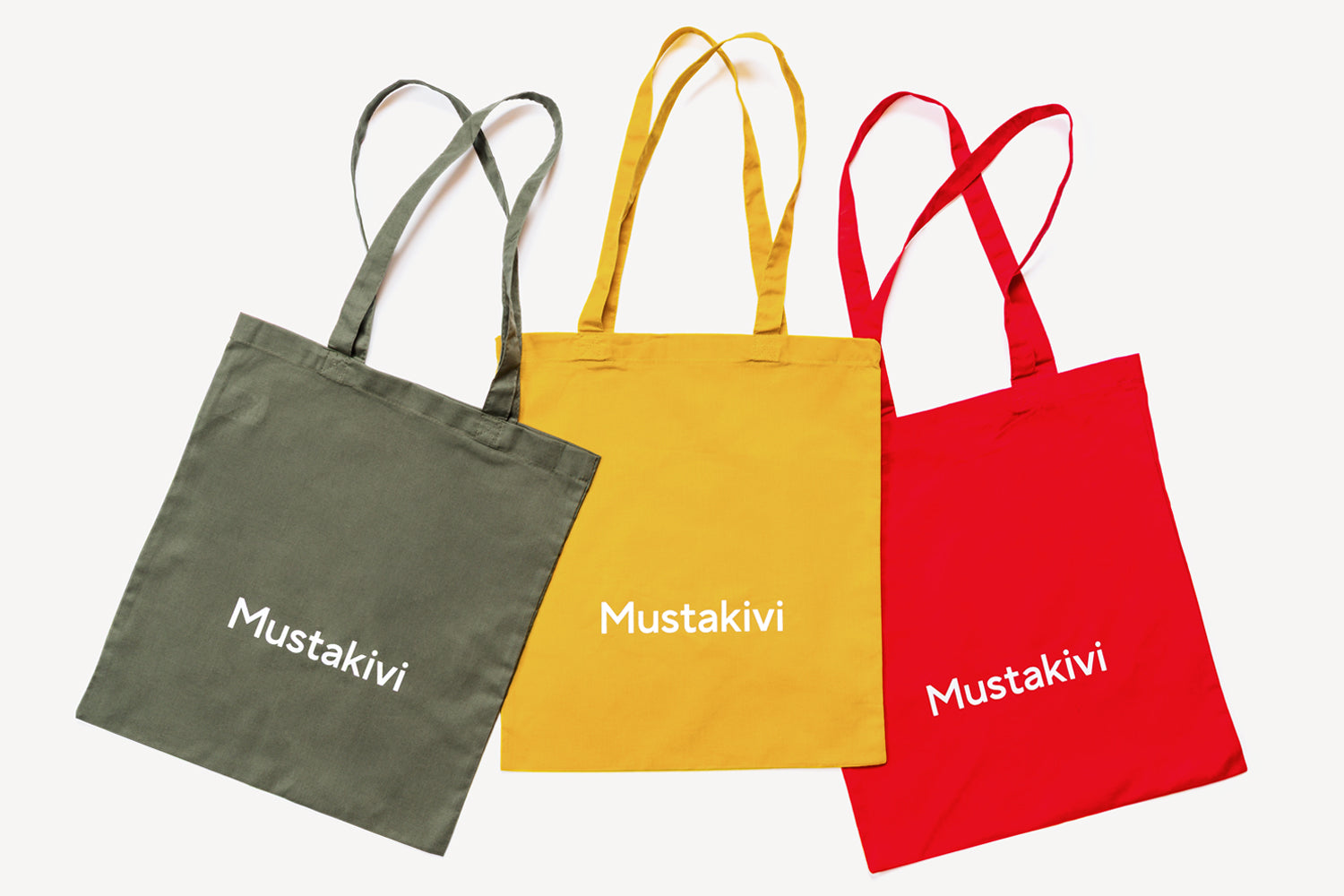Mustakivi ロゴトートバッグ MUSTARD