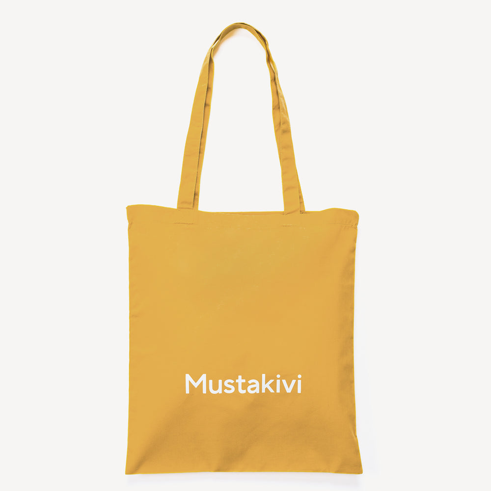 Mustakivi ロゴトートバッグ MUSTARD