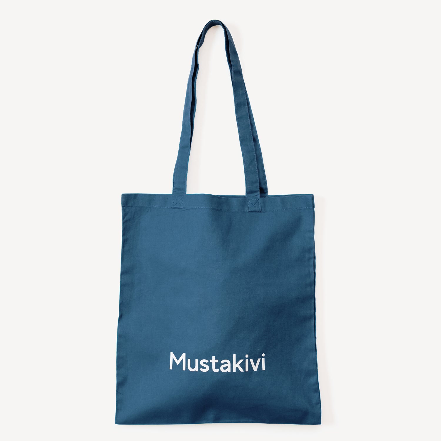 Mustakivi ロゴトートバッグ BLUE
