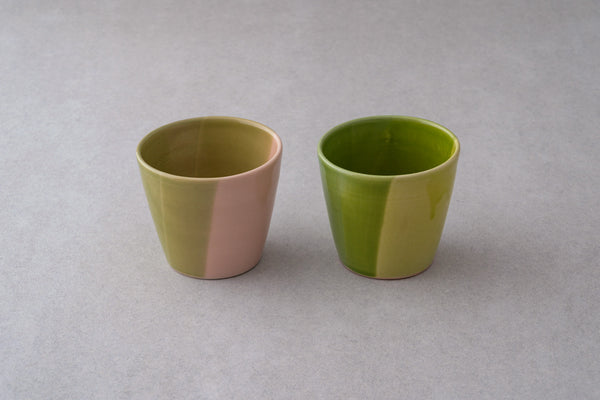 KASANE カップ GREEN | 石本藤雄デザインの食器、雑貨の通販ムスタキビ